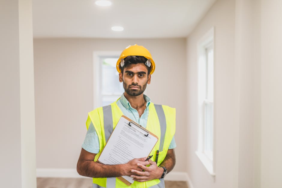 Contractor inspecting an opened bathroom wall near plumbing to assess moisture damage during renovation.