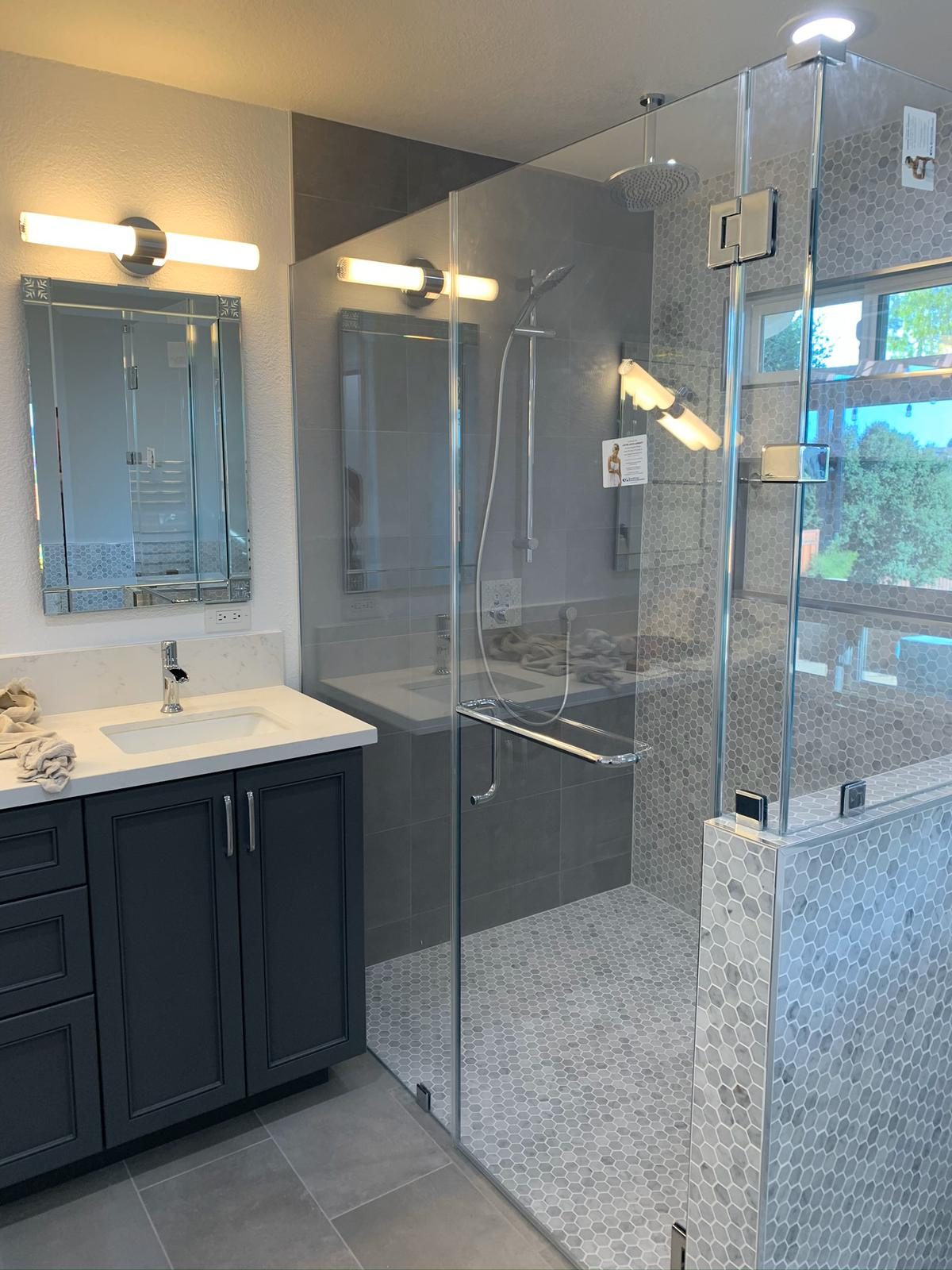 Bathroom, shower, modern design